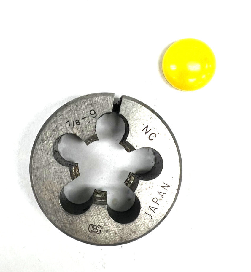 OSG 7/8-9 NC CIRCLE THREADING DIE