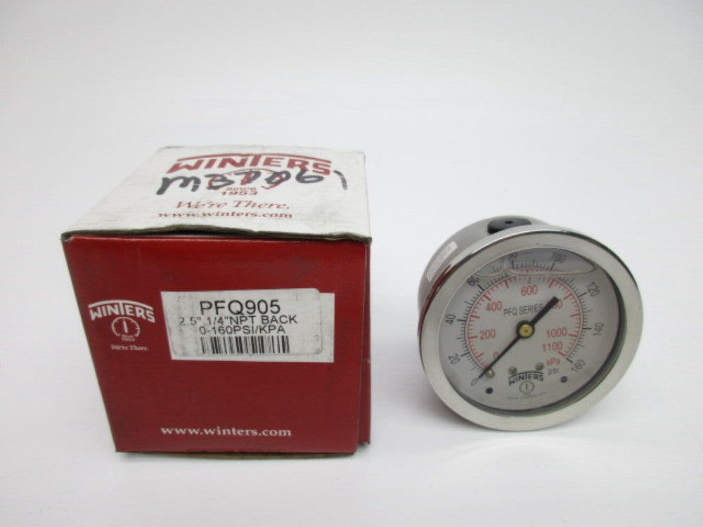 WINTERS PFQ905 0-160PSI 2.5" NSMP