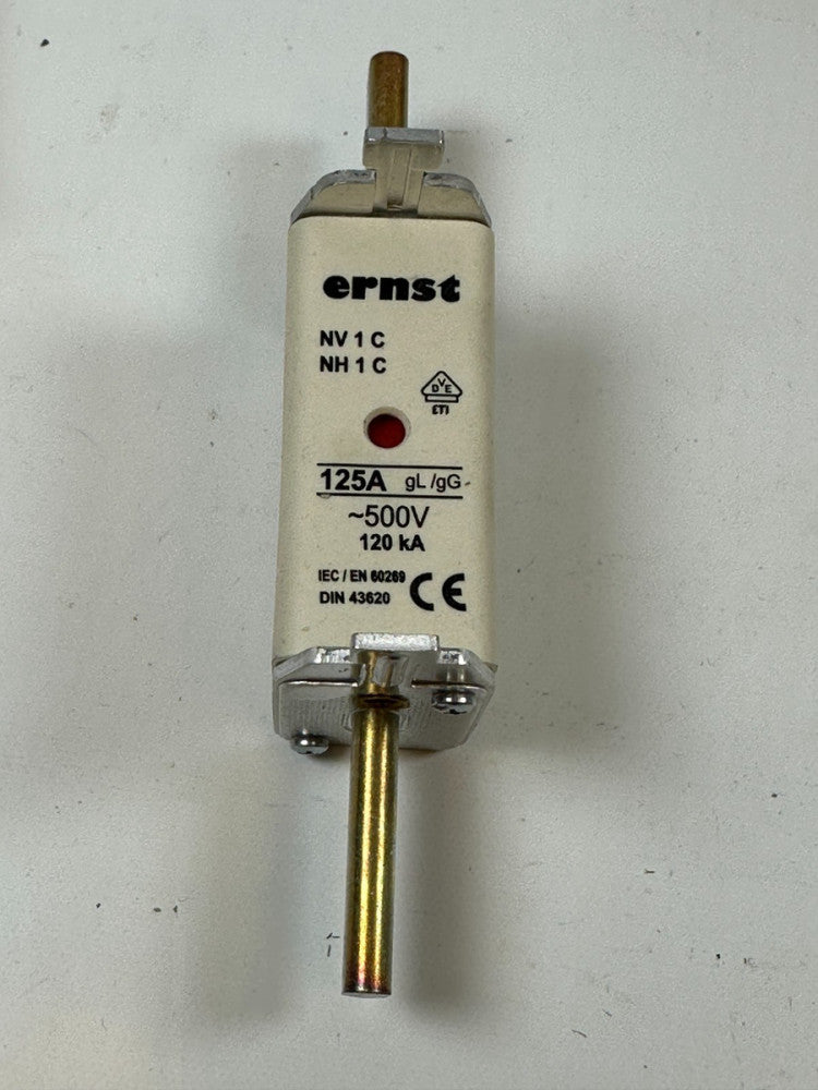 ERNST NV1C-NH1C Fuse 125A/500V IEC60269 - NOS  *USA Stock* Fast Ship
