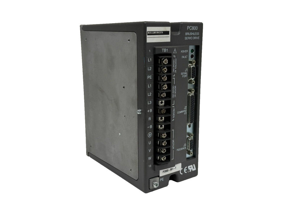 USED KOLLMORGEN PC833-001-T SERVO DRIVE PC800 PC833001T