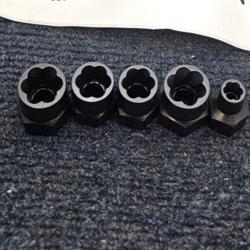 5 Pieces Proto J69X00 Socket/Wrench Bolt Extractor 7mm, 12mm, 13mm, 11mm, 14mm