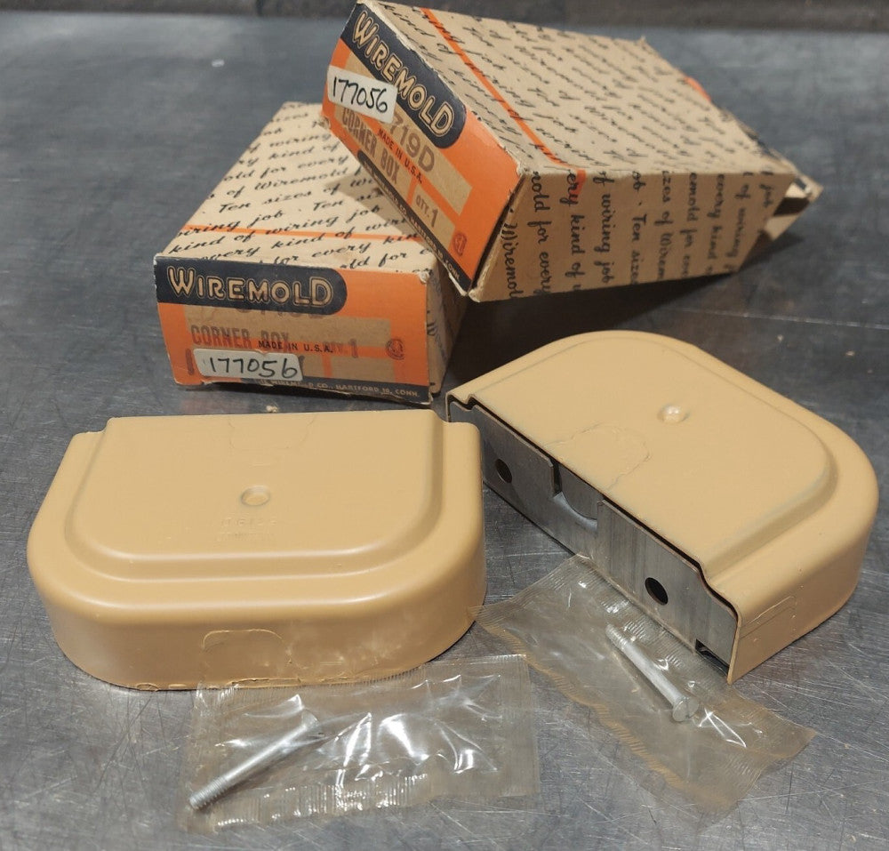 Lot of 2 - Wiremold 5719D Corner Box