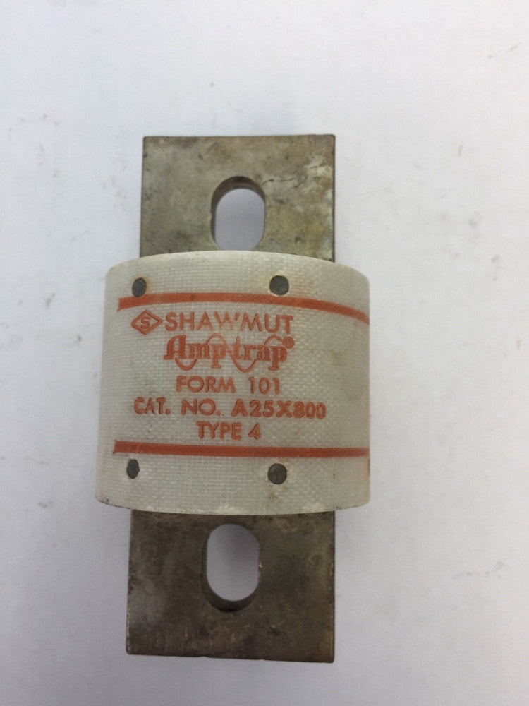 GOULD SHAWMUT AMPTRAP A25X800 FUSE 800AMP 250 VOLTS TYPE 4