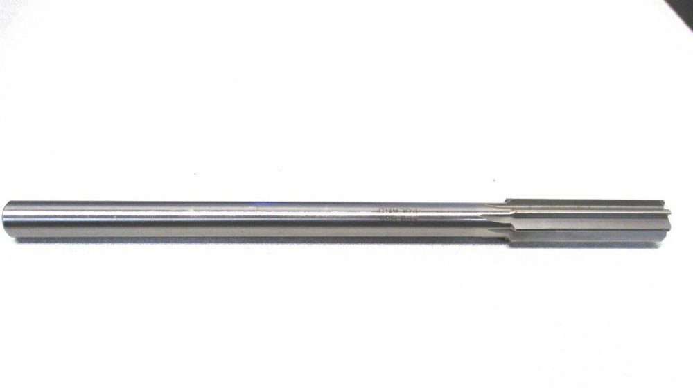 Fenes (5-018-569) 0.596" 8-Flute Straight Shank HSS Chucking Reamer