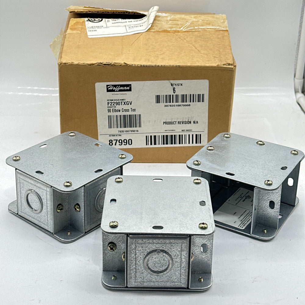 Hoffman F2290TXGV 90-Elbow Cross Tee Lot of 3