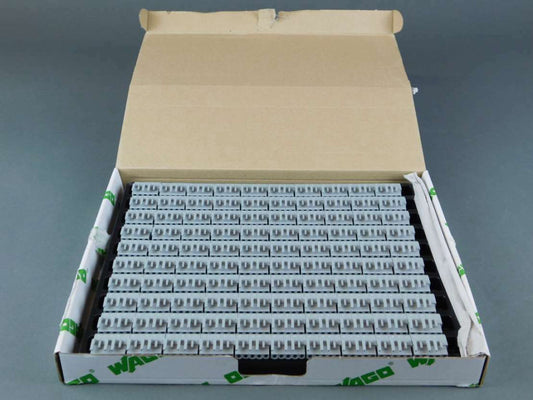 *Box of 100* Wago 232-105/026-000 Angled Female Connector 15A 300V - NEW Surp...