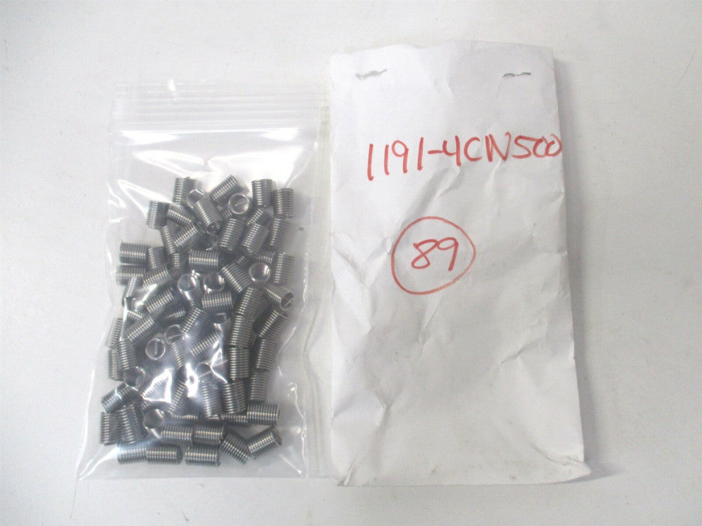 Heli-Coil (1191-4CN500) 1/4-28 304 SS Standard Free Running Inserts - Pack of 89