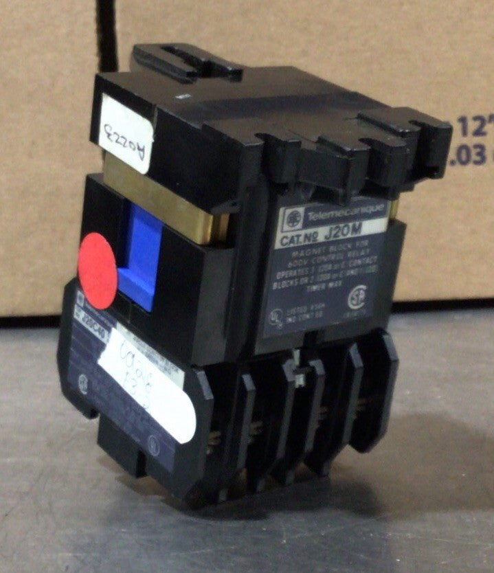 Telemecanique J20M11 Control Relay Magnet Block 110V - NEW