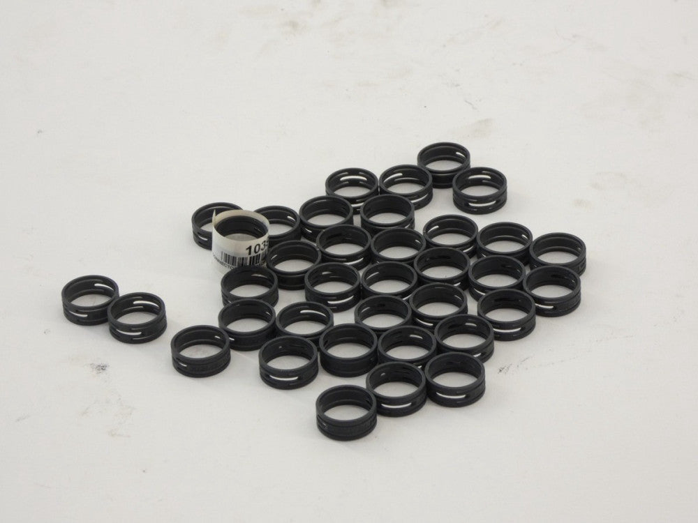 *Lot of 36* Neutrik XXR-0 Black Color Coding XLR Cable Ring - NEW Surplus!