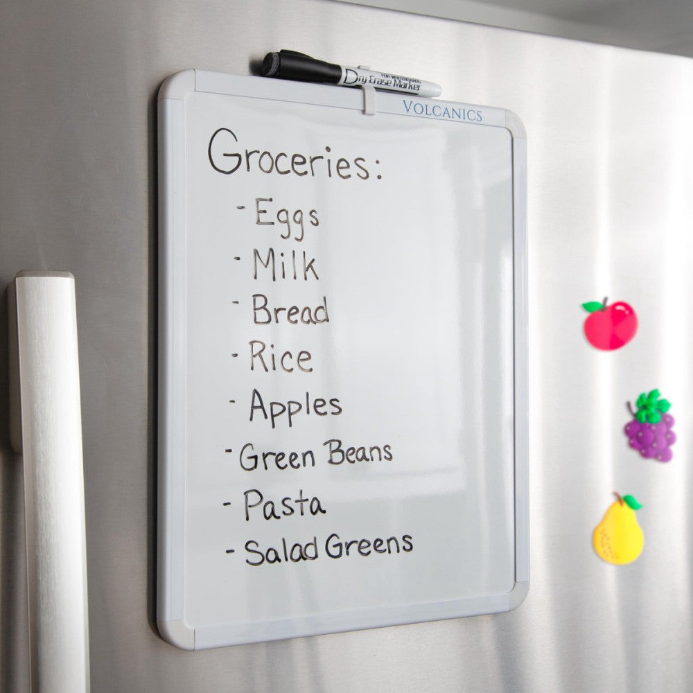Volcanics Small Dry Erase Board 14.1” x 11” whiteboard Small White Board Mini...