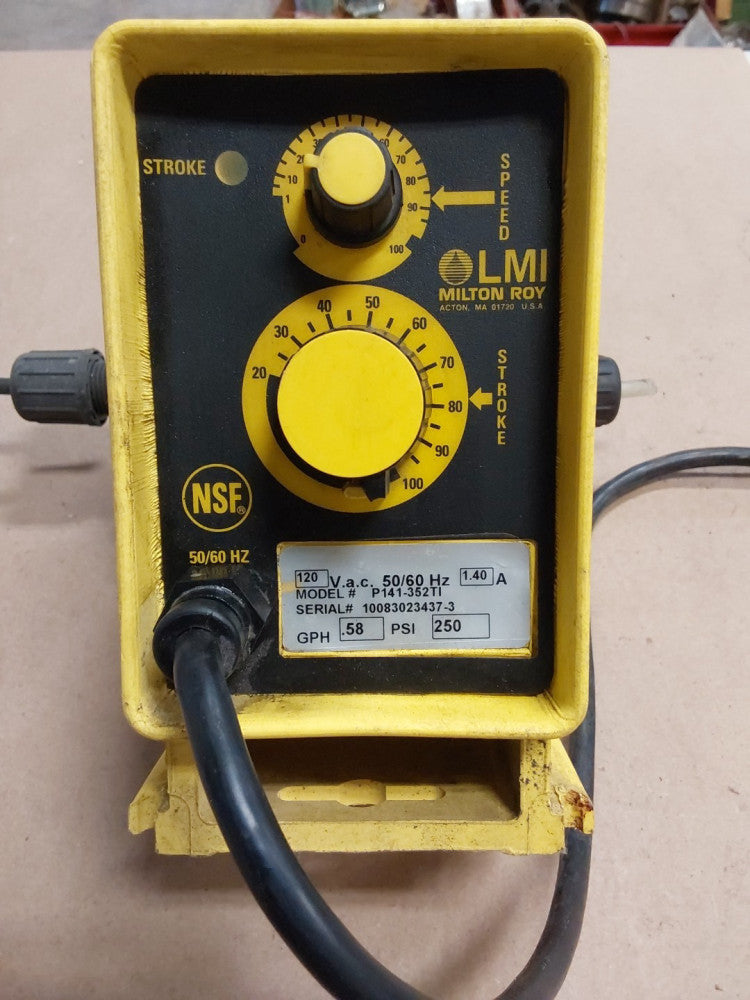 LMI MILTON ROY P141-352TI/ P141352TI SERIES P METERING PUMP