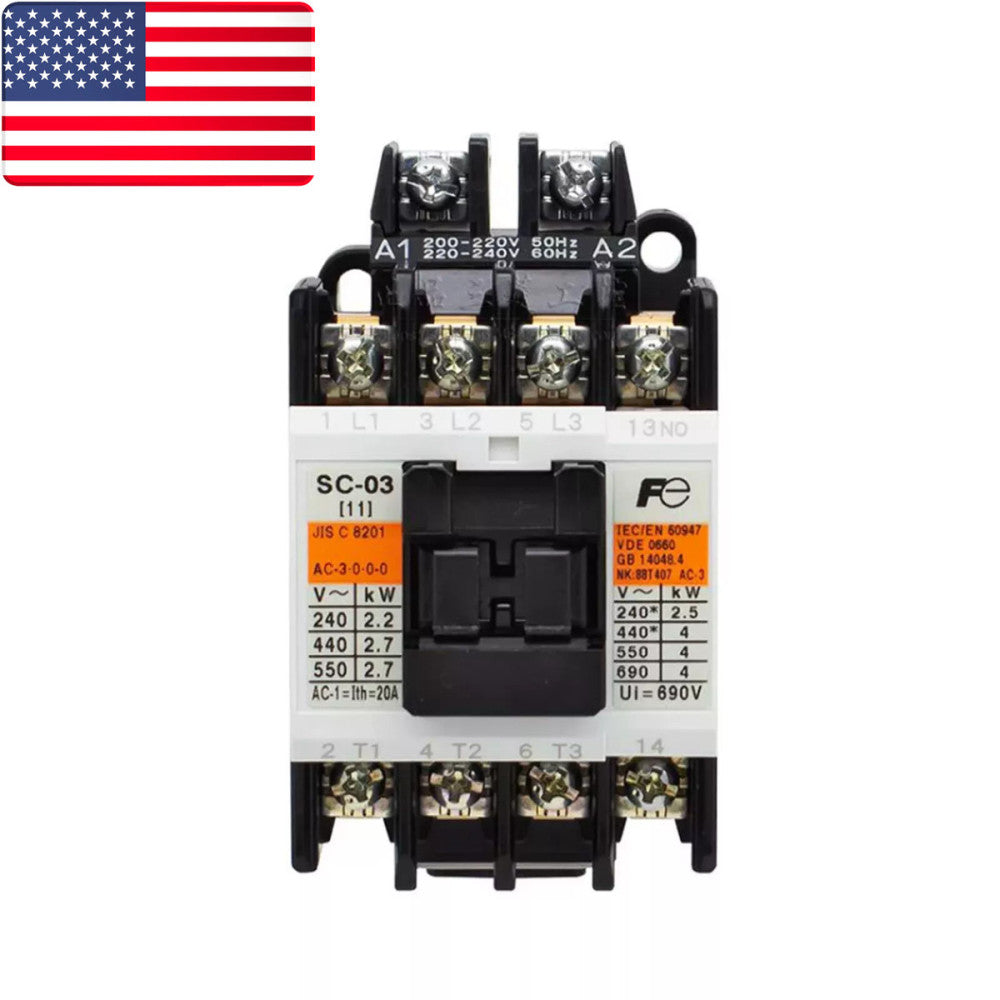 New In Box Fuji AC contactor SC-03 AC220V - US Stock