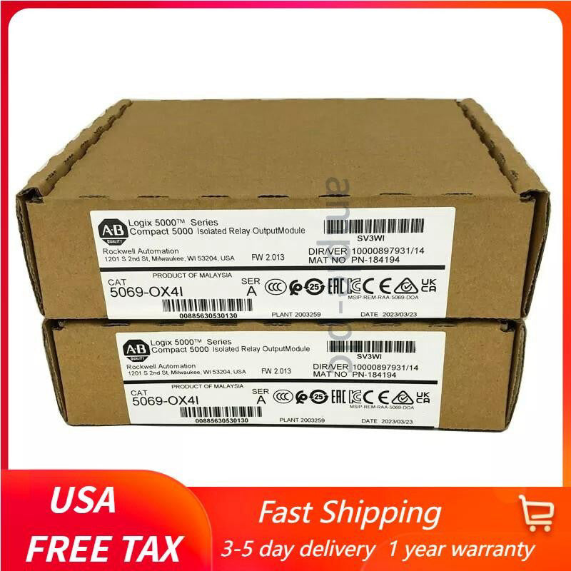 New Sealed AB 5069-OX4I Compact 5000 Isolated Relay Output Module US Free Tax