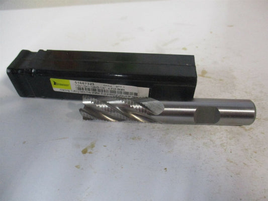 (724-2020) 1/4" x 5/8" x 3/8" x 2-7/16" 3 Flute Cobalt Roughing Square End Mill 