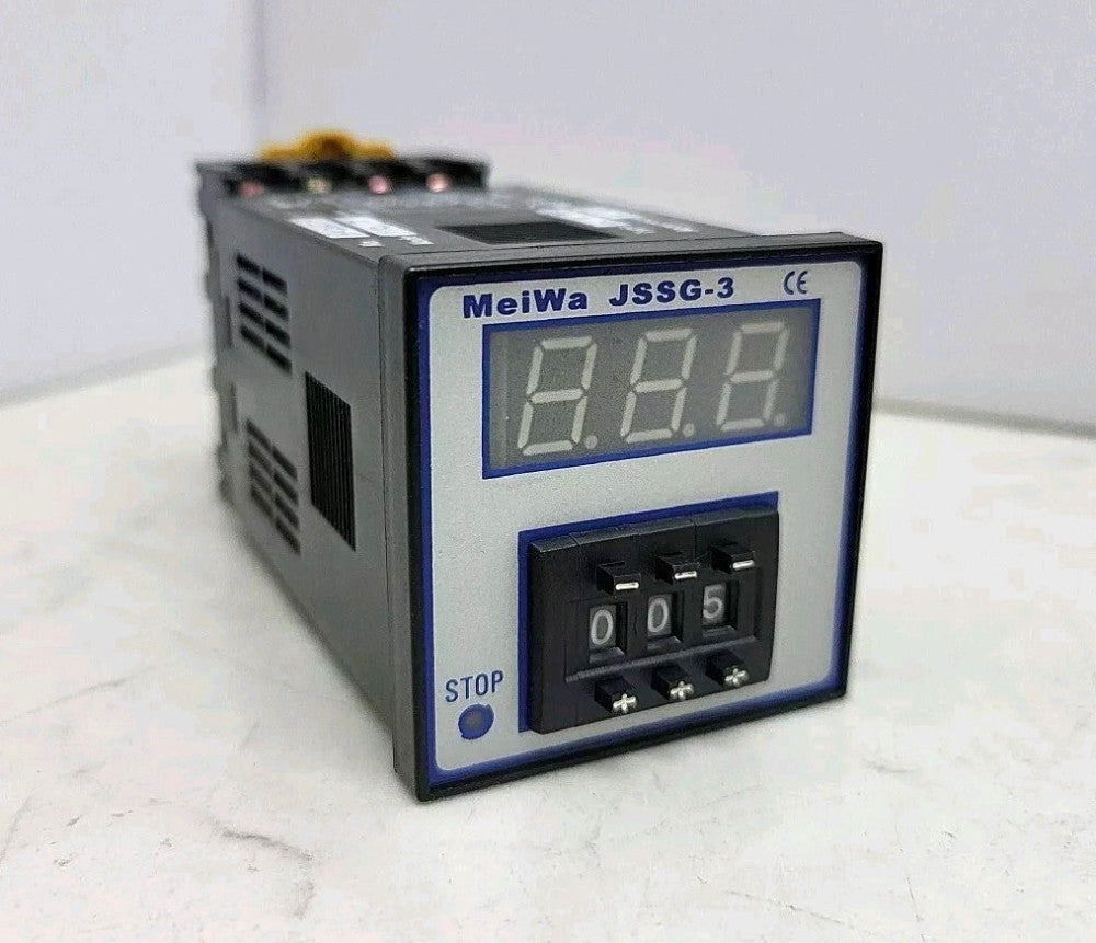 MeiWa JSSG-3 Series Time Relay 0-9.99s 24 Vdc With PF083A Relay Socket 