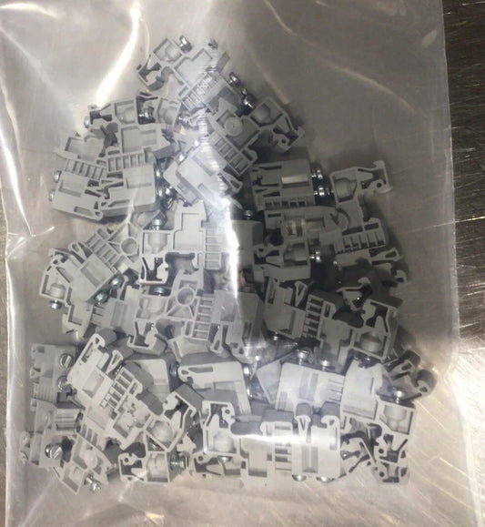 32pcs Phoenix Terminal Strip End Bracket NOS SURPLUS