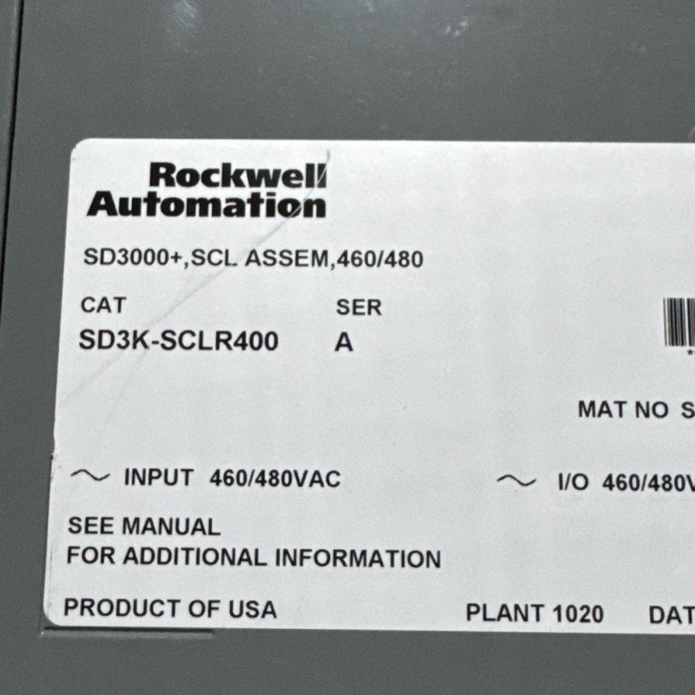 New Rockwell Automation SD3K-SCLR400 SD3000 Plus SCR Bridge Scaling Module