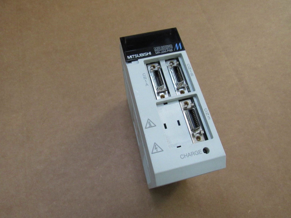 MITSUBISHI MELSERVO MR-J2M-P8B 55W AC SERVO DRIVE XLNT USED TAKEOUT !! M/O !!