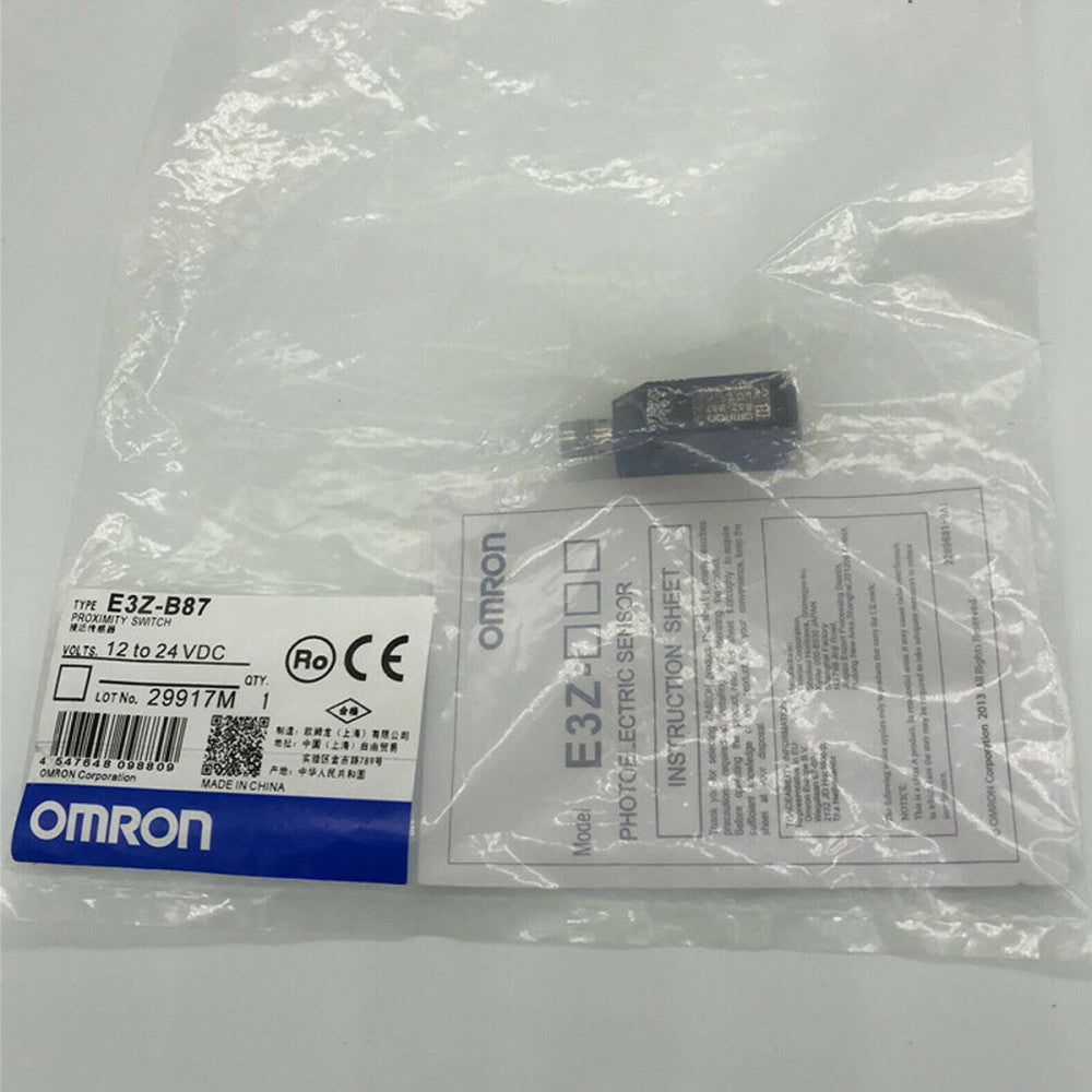 New Omron E3Z-B87 Retro-Reflective Photoelectric Sensor 0.5~2m PNP, M8 E3ZB87