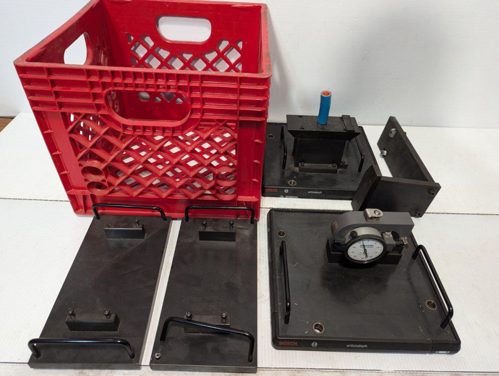 Lot of Bosch Antistatic Plate Transport System Workpieces as shown - Free Ship