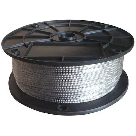 Dayton 33Rg87 Cable,1/4 In.,250 Ft.,7 X 7,Ss