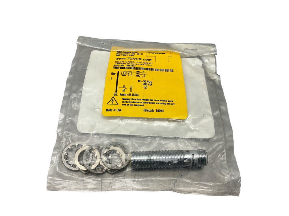 Turck 97942-162K736H01 (T4607077) 3-Wire DC Inductive Sensor