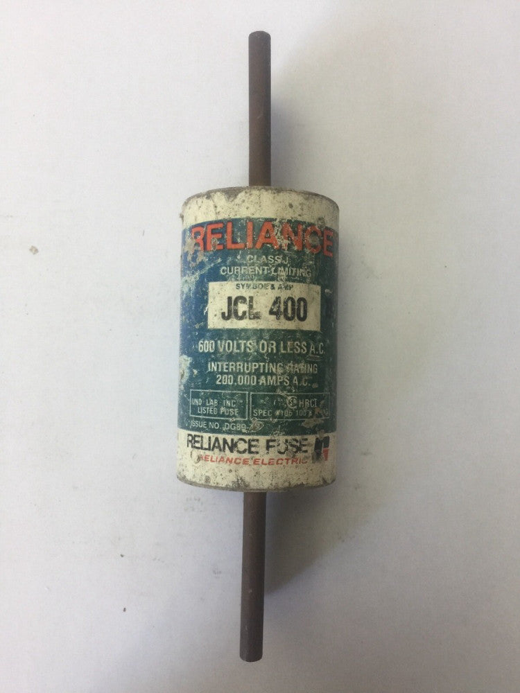 RELIANCE JCL 400 CLASS J CURRENT-LIMITING FUSE 400AMPS 600VAC 