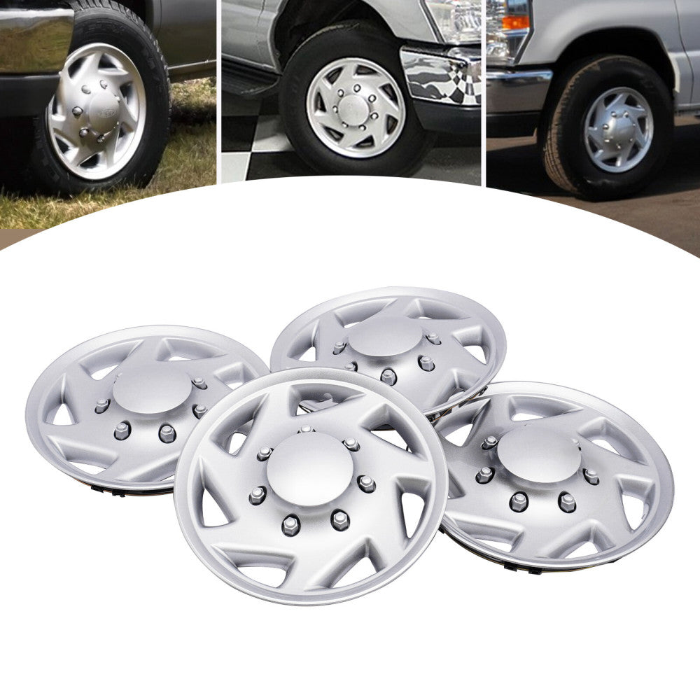 4x Hub Caps Rim Simulators Fit Ford Econoline E250 E350 E450 99-18 Wheel Covers