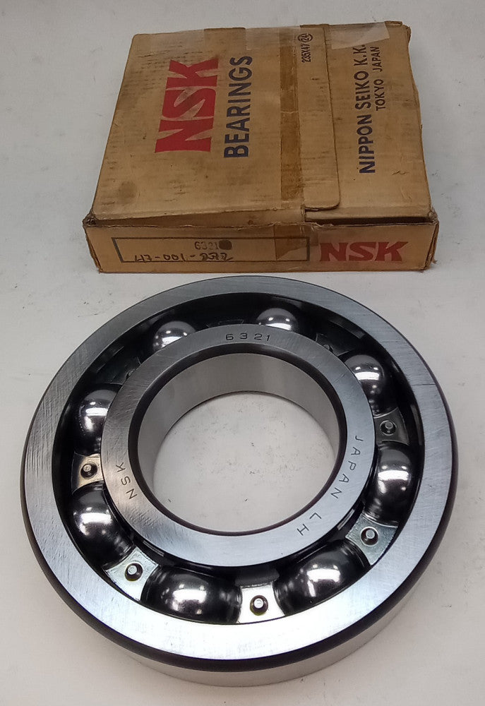 NSK 6321 Ball Bearing Deep Groove 105 x 225 x 49mm