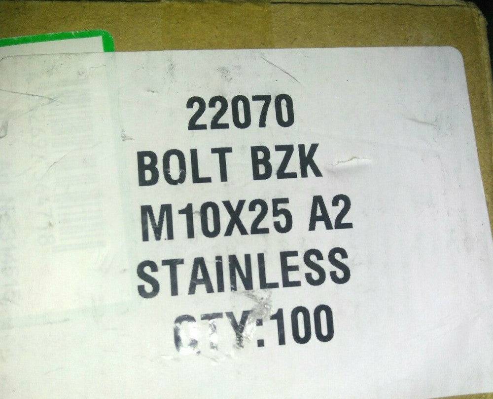 NEW DIN 7991 M10X25 Hexagon Socket Countersunk Head Screws, Fullthread A2 Stainl