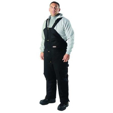 Refrigiwear 0685Rblk3xl 0685 Insulated Bib Overalls, Cotton, 7.5 Oz Fabric
