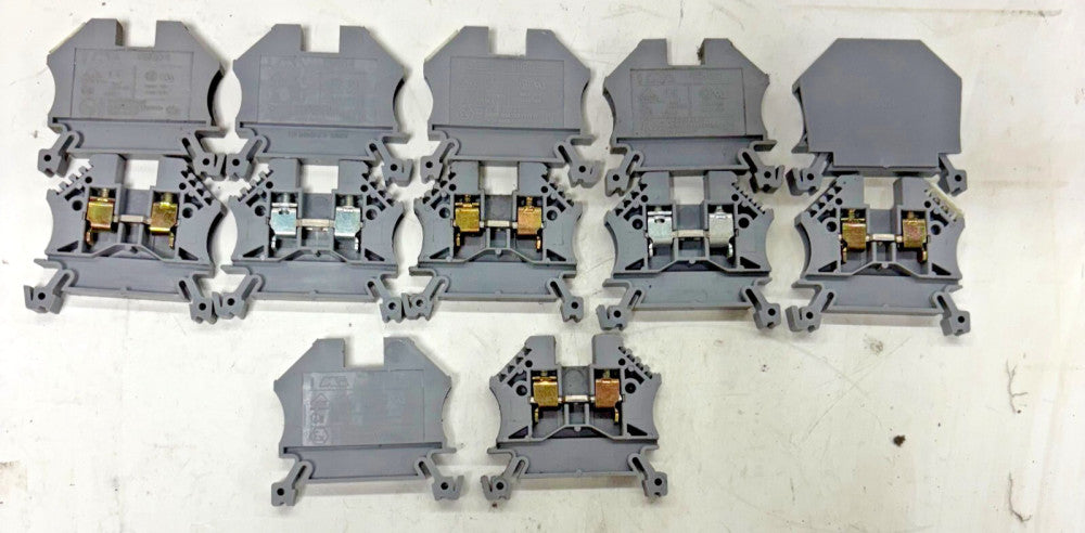 KEMA TERMINAL BLOCK EURO 4 03ATEX2118U 750V 4MMSQUARED LOT OF 10 OAL 1-7/8