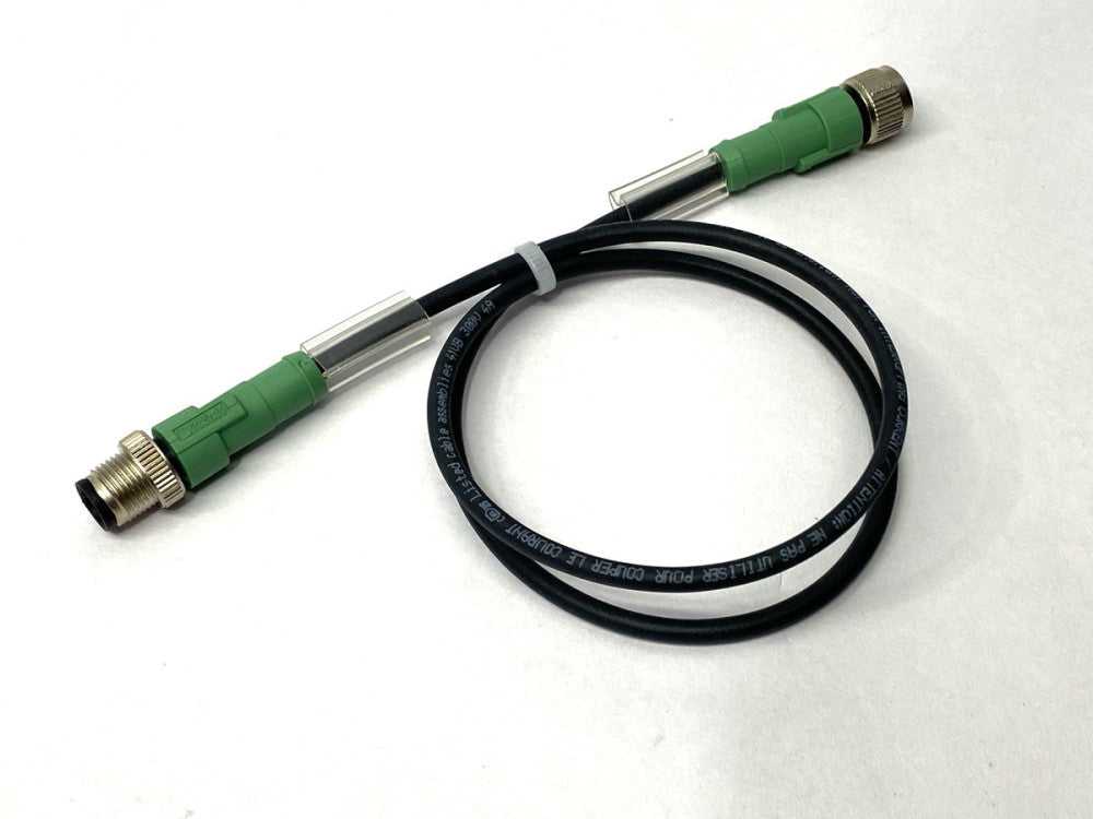 Phoenix Contact SAC-4P-M12MS/0,6-PUR/M12FS Double Ended Connector Cable 1668360