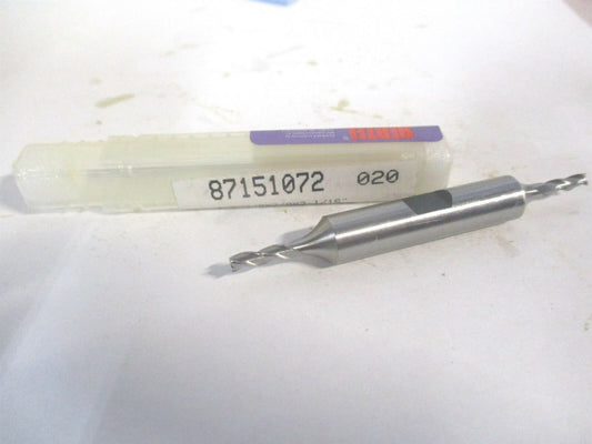 (E1052008) 1/8" x 3/8" x 3/8" x 3-1/16" OAL 3 Flute HSS Square End Mill 