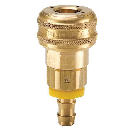 Parker B34-5Bp Coupler Body,Brass,Push On,50 Cfm