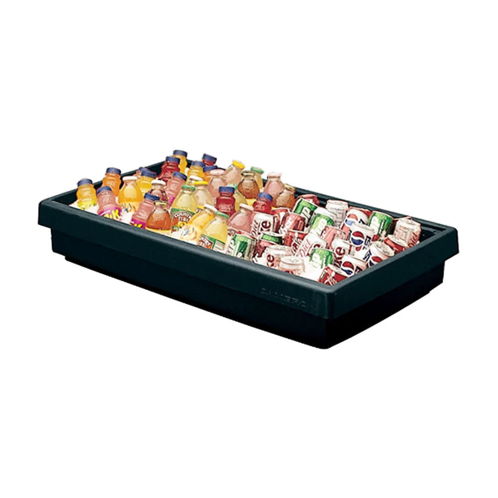 NEW 48" Buffet Cambro BUF48 Black Plastic Iced Display Salad Food Drink #3808