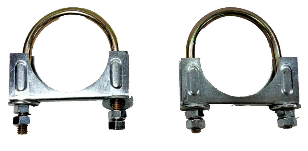 HEAVY DUTY U-BOLT MUFFLER CLAMP SIZE 2-1/4" LOT OF 2