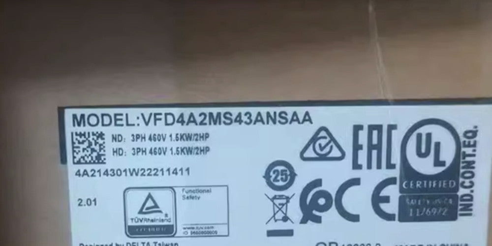 NEW DELTA VFD4A2MS43ANSAA INVERTER VFD4A2MS43ANSAA