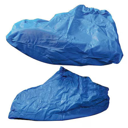 Cellucap 26011B Shoe Covers, Polyethylene, 9 In Overall Height, Elastic