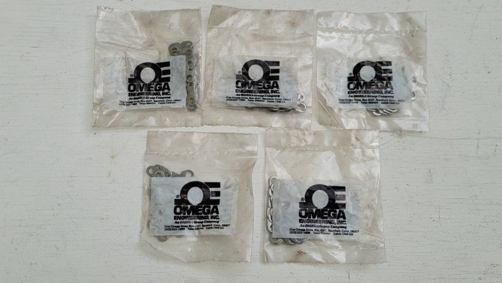 Lot of 5 Packs Omega Engineering TLIR-20 Terminal Lugs 100 pcs total