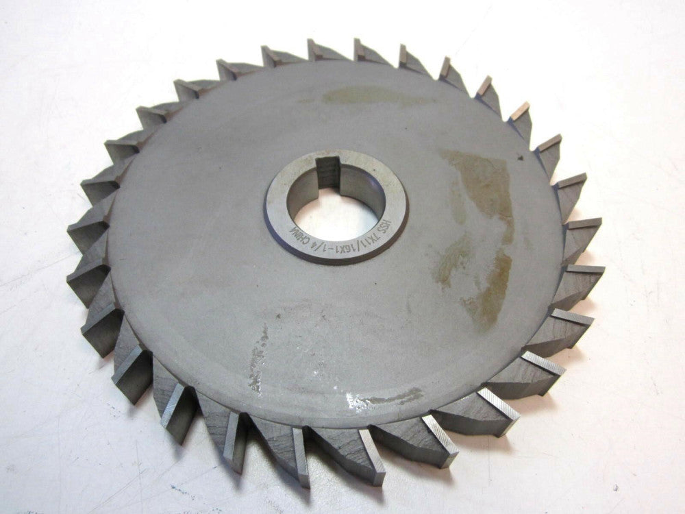  7 x 11/16 x 1-1/4" L/D Straight Tooth Side Milling Cutter NEW
