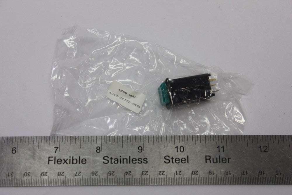  Oak Green Pushbutton Switch  6610-72137-2107