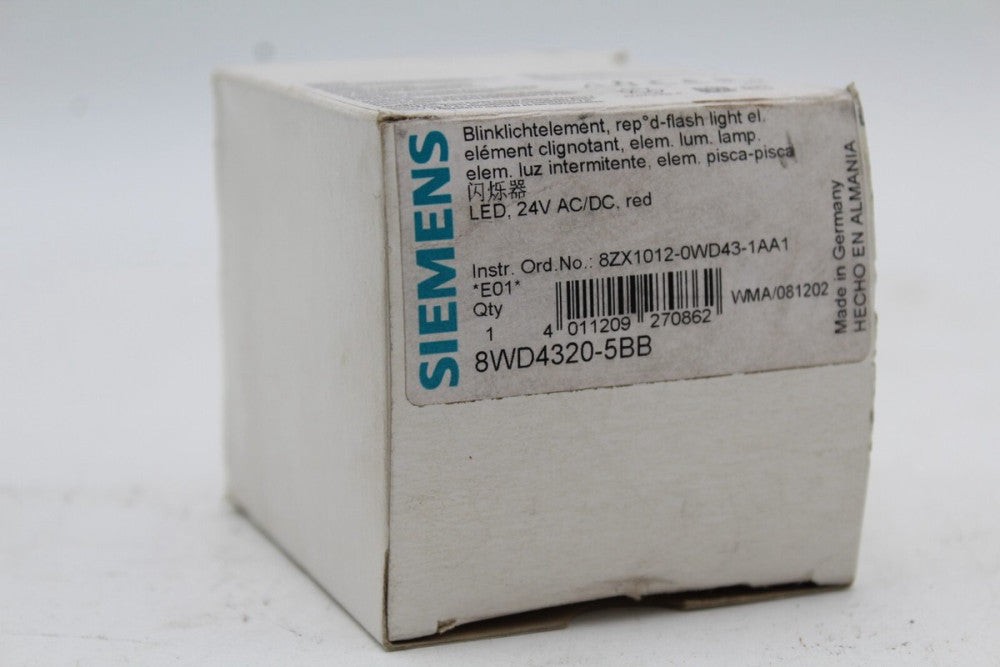 Siemens 8WD4320-5BB Red Steady