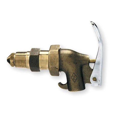 Zoro Select 272037 Drum Faucet,3/4 In,Self-Closing,Brass