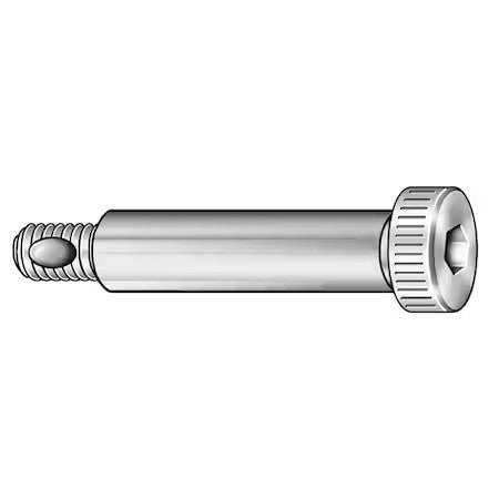 Zoro Select Sbs008025l-005P1 Self-Locking Shoulder Screws, M8-1.25 Thr Sz, 13