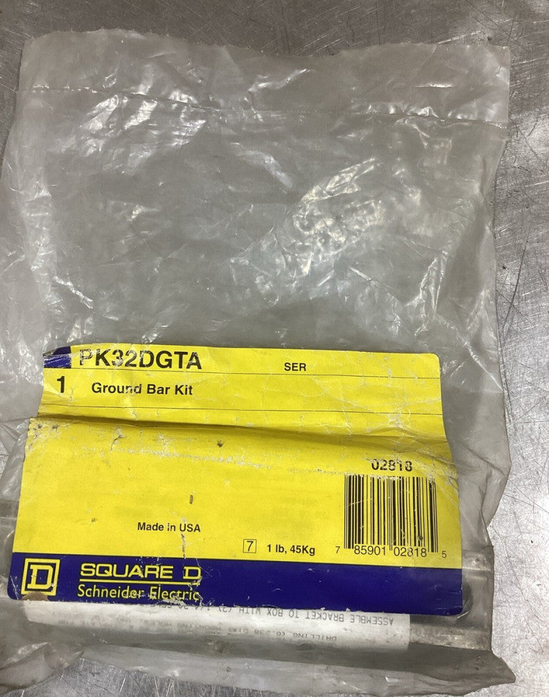 SQUARE D PK32DGTA Panelboard Ground Bar Kit Aluminum 02818 Nos