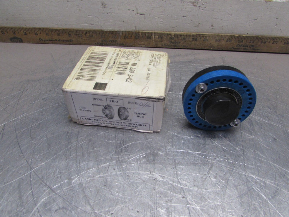 CANDY MFG. CO. TH-3, TIMING HUB, UN-BORED ,NEW IN BOX! MAKE OFFER!