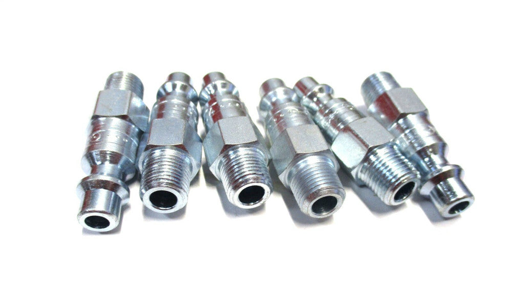 Coilhose (1504) 1/8 Male NPT Industrial Pneumatic Hose Connector - Lot of 6
