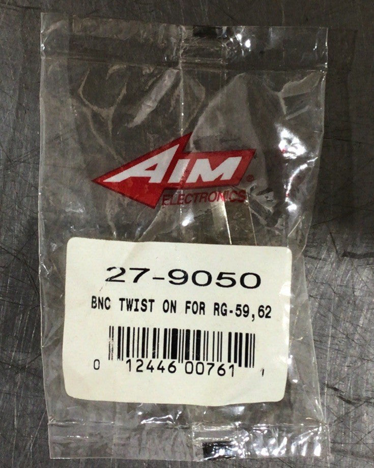 AIM Electronics 27-9050 BNC Twist on for RG-49,62