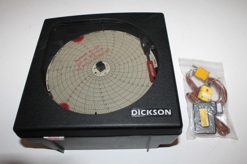 DICKSON KT6P1 Circular 6" Temperature Chart Recorder